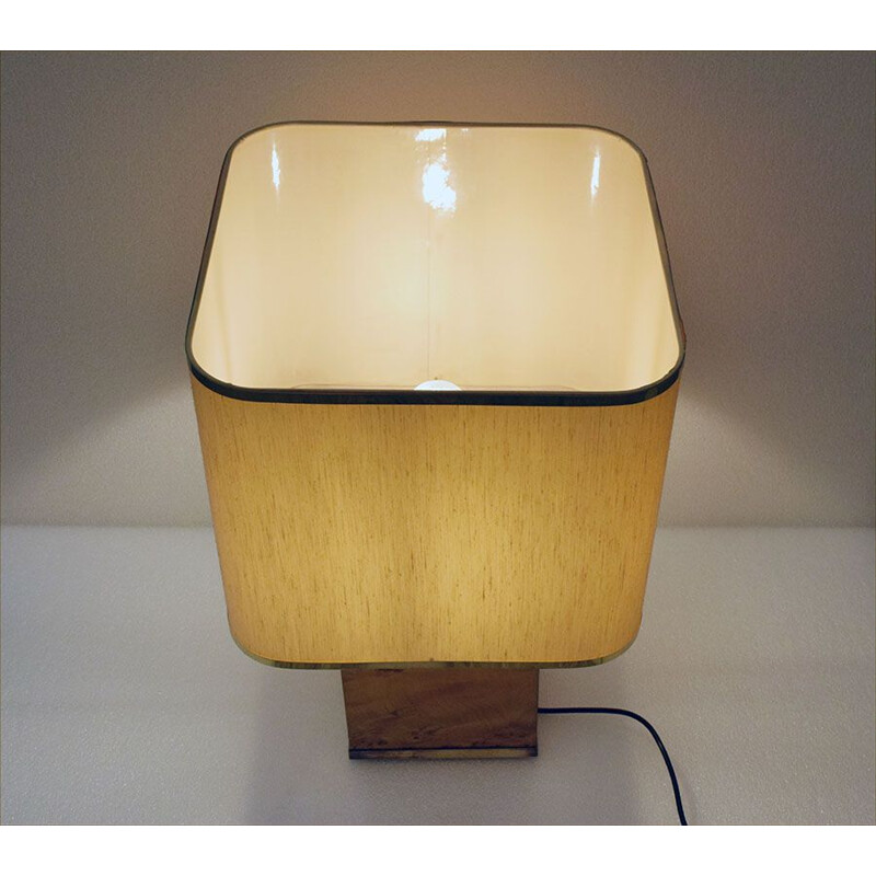 Vintage Romeo Rega radica table lamp, 1970s