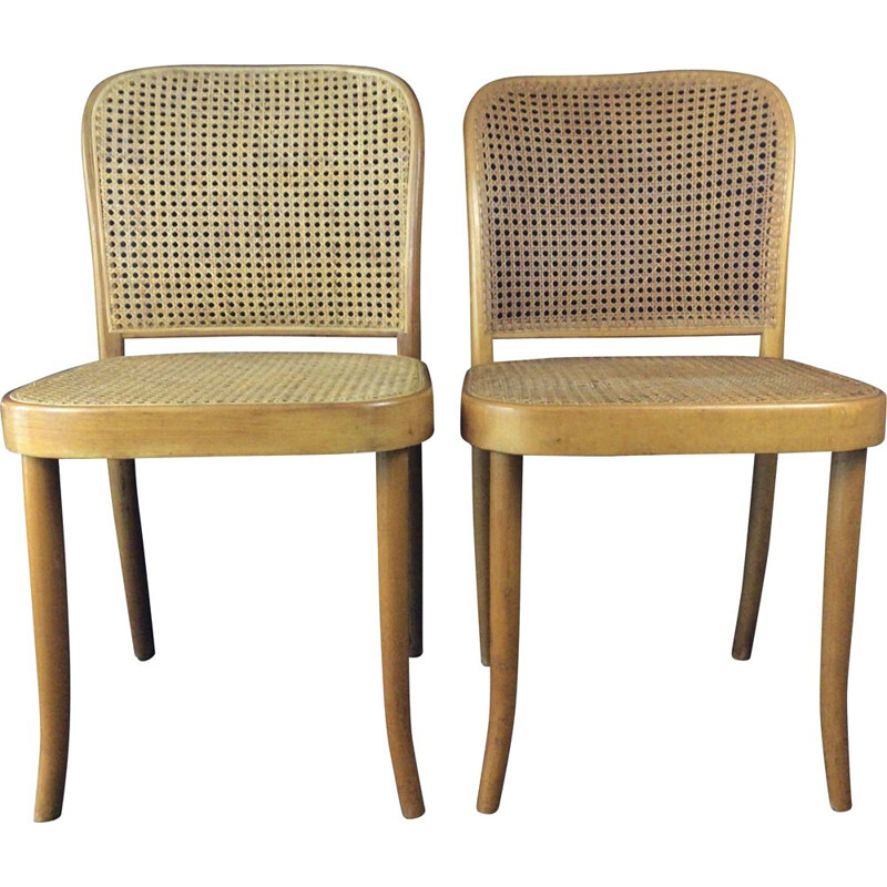 Paire de chaises vintage A811 par Josef Hoffmann pour Thonet