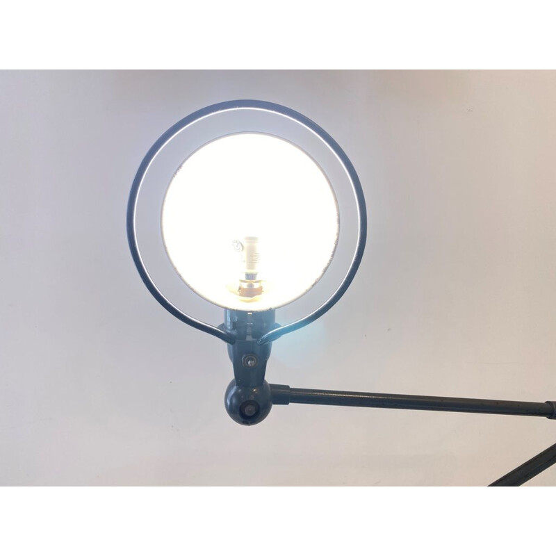 Vintage bureaulamp met 2 armen van Jean Louis Domecq