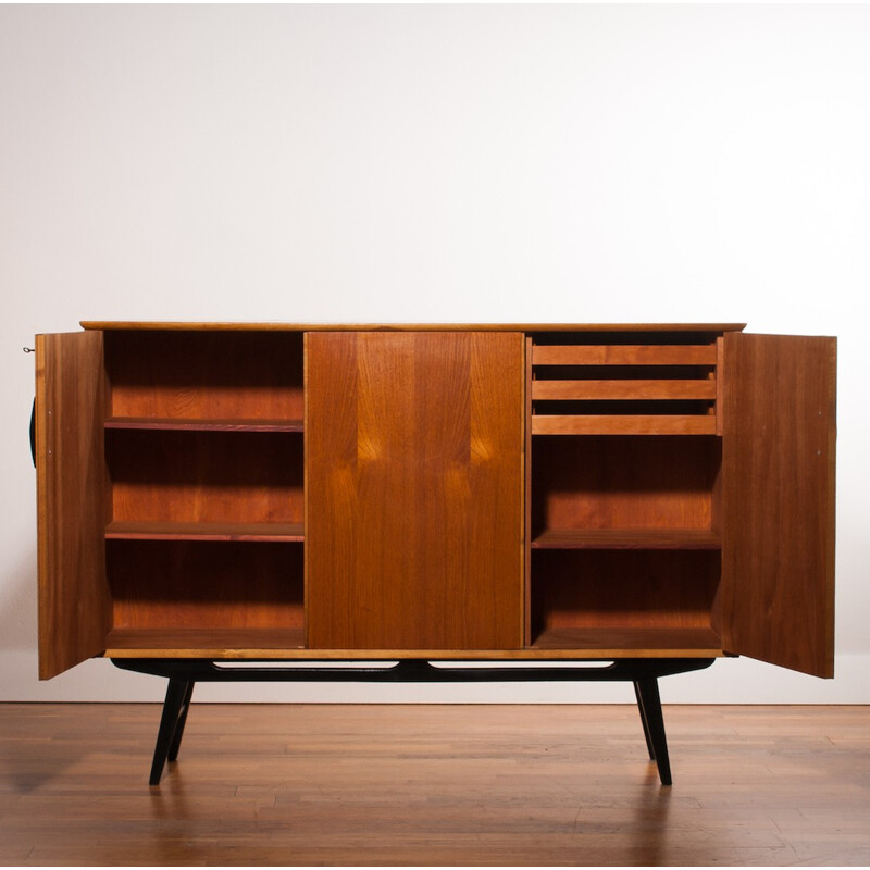 Small sideboard in teak - 1950s