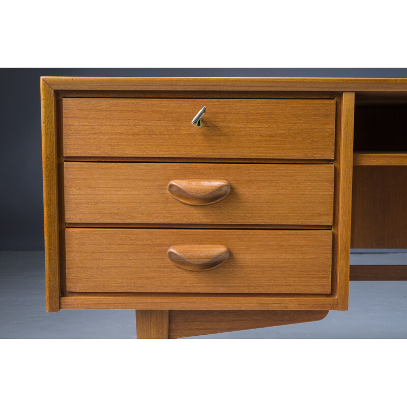 Mid-century Danish teak desk, 1960s