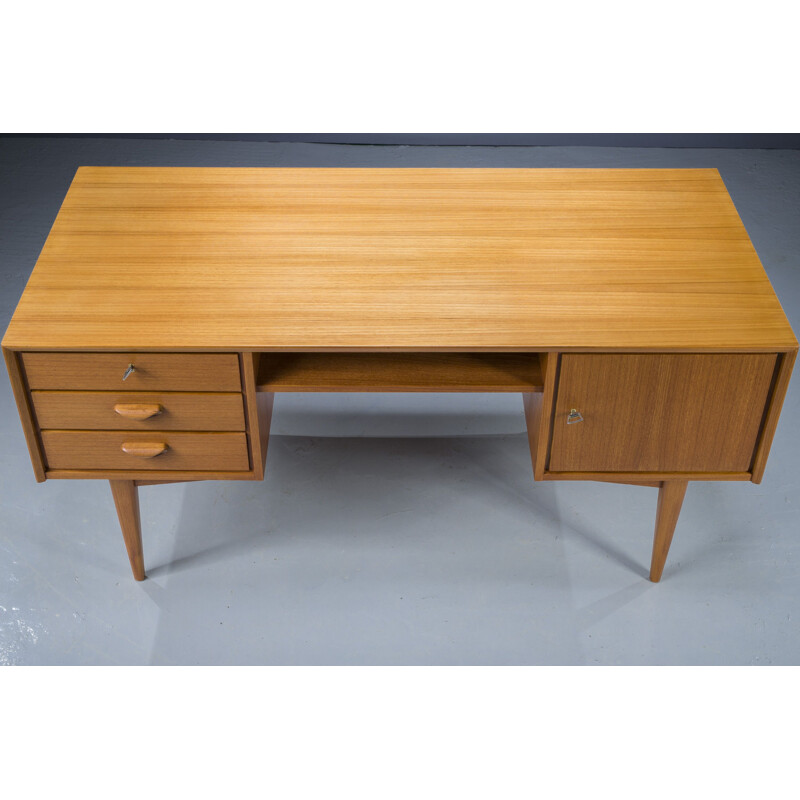 Mid-century Danish teak desk, 1960s