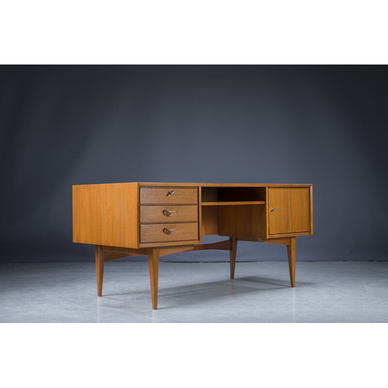 Mid-century Danish teak desk, 1960s