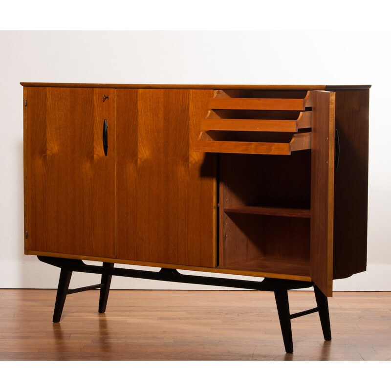 Small sideboard in teak - 1950s