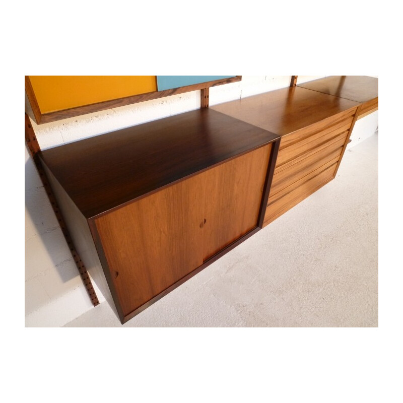 Adaptable rosewood library set, Poul CADOVIUS - 1960s