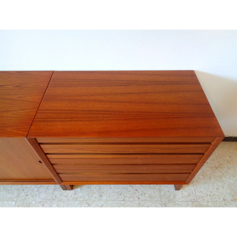 Scandinavian sideboard in teak, Poul CADOVIUS - 1960s