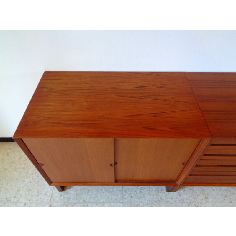 Scandinavian sideboard in teak, Poul CADOVIUS - 1960s