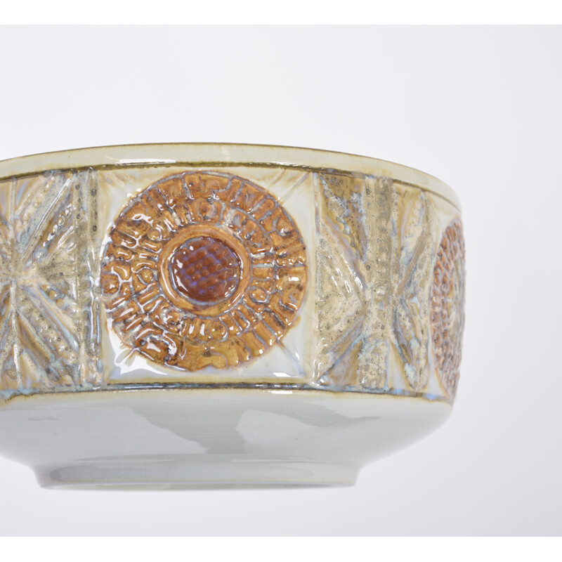 Taça de cerâmica Vintage tenera de Kari Christensen para Aluminia, Dinamarca