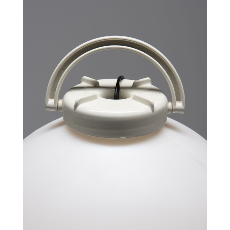 Vintage witte tampa lamp van Isao Hosoe voor Valenti Luce, 1970