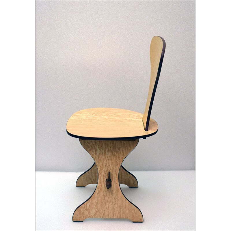 Par de cadeiras de fórmica italiana vintage, 1960