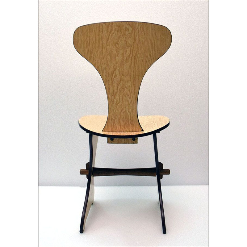 Pareja de sillas de formica italiana de época, 1960