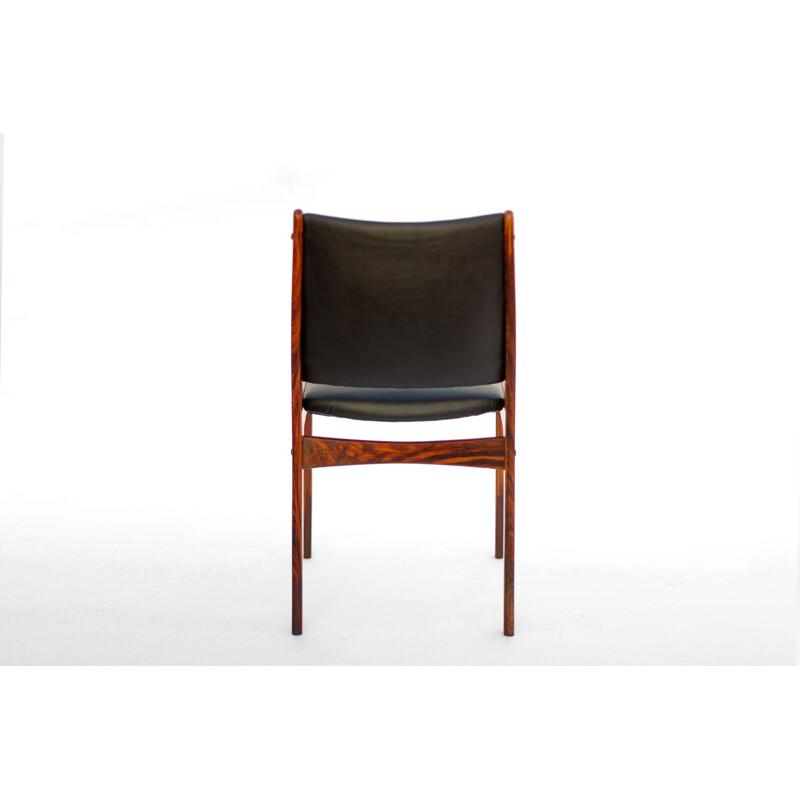 Set of 4 vintage rosewood dining chairs by Johannes Andersen for Uldum Møbelfabrik, Denmark 1960s