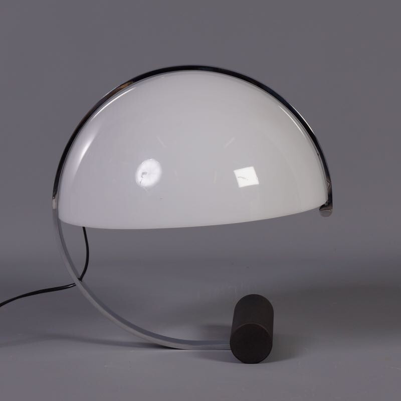 Lampe de table italienne Artimeta en métal chromé - 1970