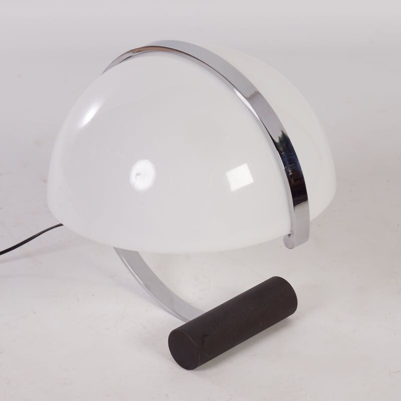 Italian Artimeta table lamp in chromed metal - 1970s