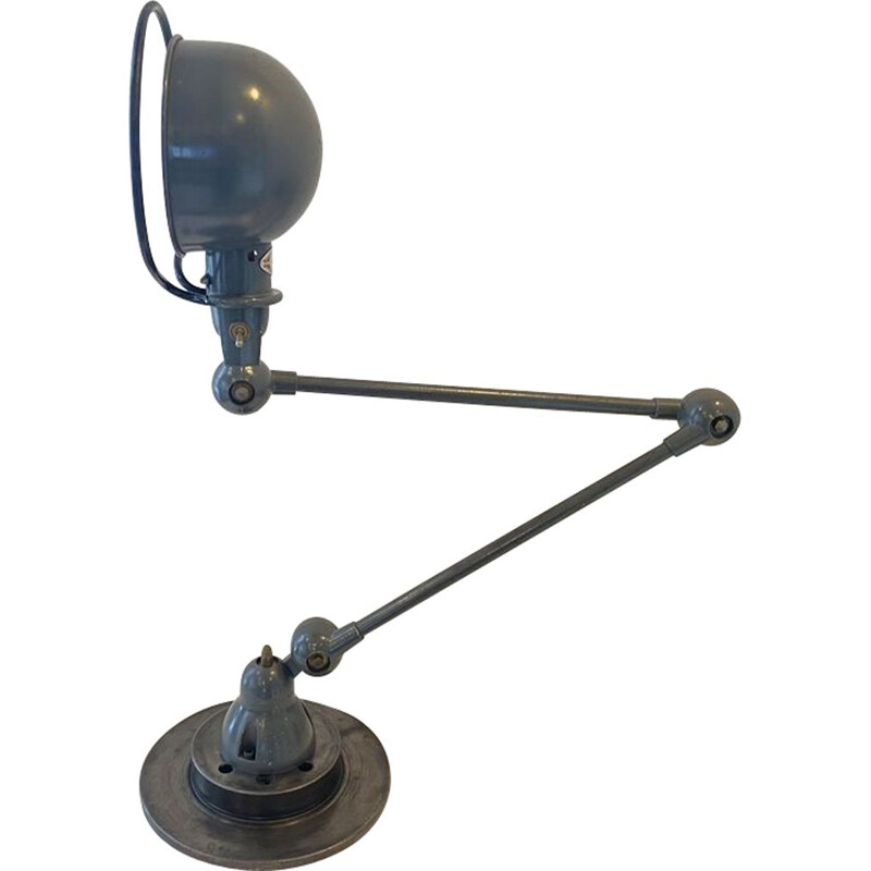 Vintage desk lamp with 2 arms by Jean Louis Domecq