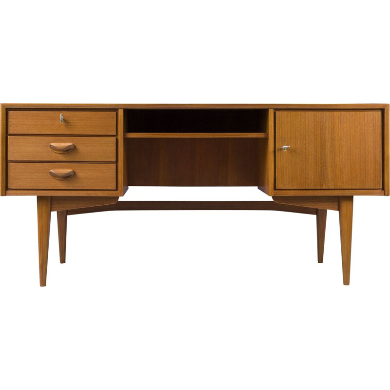 Mid-century Danish teak desk, 1960s