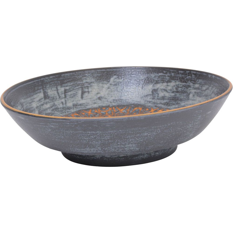 Vintage baca ceramic bowl by Nils Thorsson for Aluminia