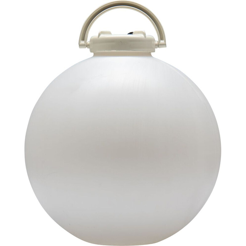 Vintage white tampa lamp by Isao Hosoe for Valenti Luce, 1970