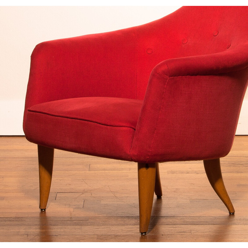 Nordiska Kompaniet Denmark "Stora Eva" chair, Kerstin HÖRLIN-HOLQUIST - 1950s