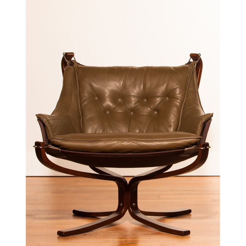 Suite de fauteuils en cuir, Sigurd RESSEL - 1970