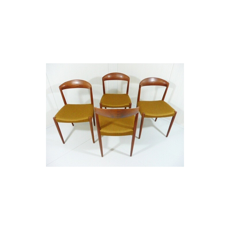 4 chaises à repas, Knud ANDERSEN - années 60
