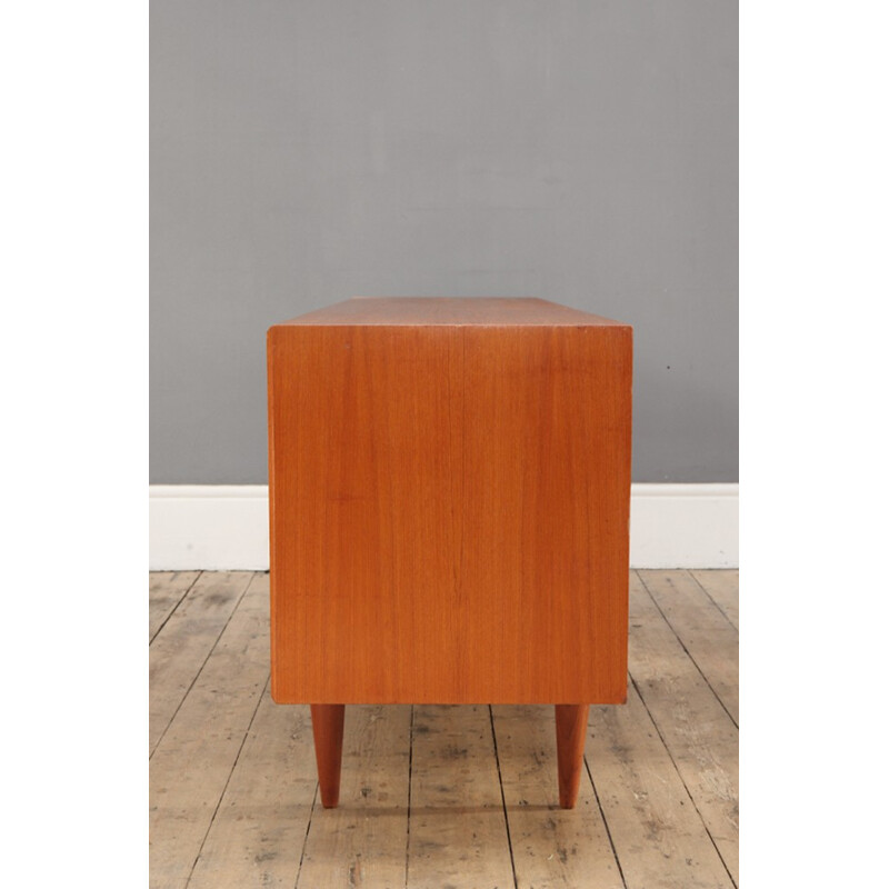 Sideboard in teak with sliding doors, CLAUSEN & SON - 1960s