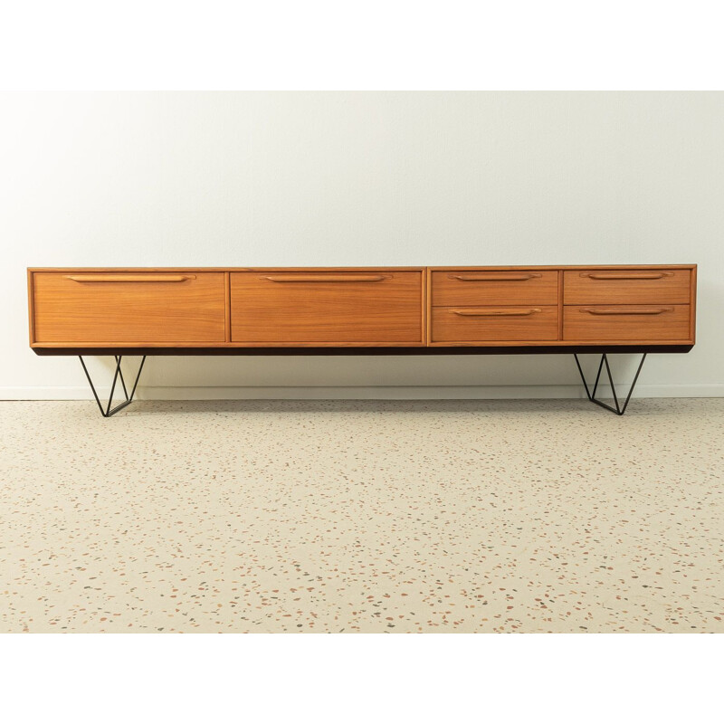 Credenza vintage in teak di Heinrich Riestenpatt, Germania 1960