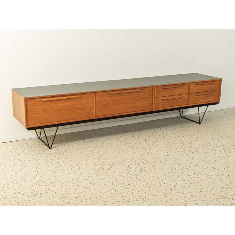 Vintage teakhouten dressoir van Heinrich Riestenpatt, Duitsland 1960