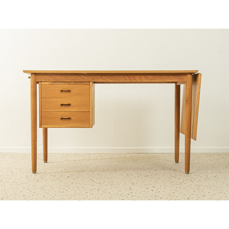 Vintage oak desk with three drawers by Arne Vodder for H.Sigh, Denmark 1960