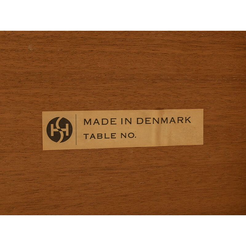 Scrivania vintage in rovere con tre cassetti di Arne Vodder per H.Sigh, Danimarca 1960