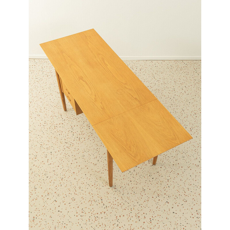 Vintage oak desk with three drawers by Arne Vodder for H.Sigh, Denmark 1960