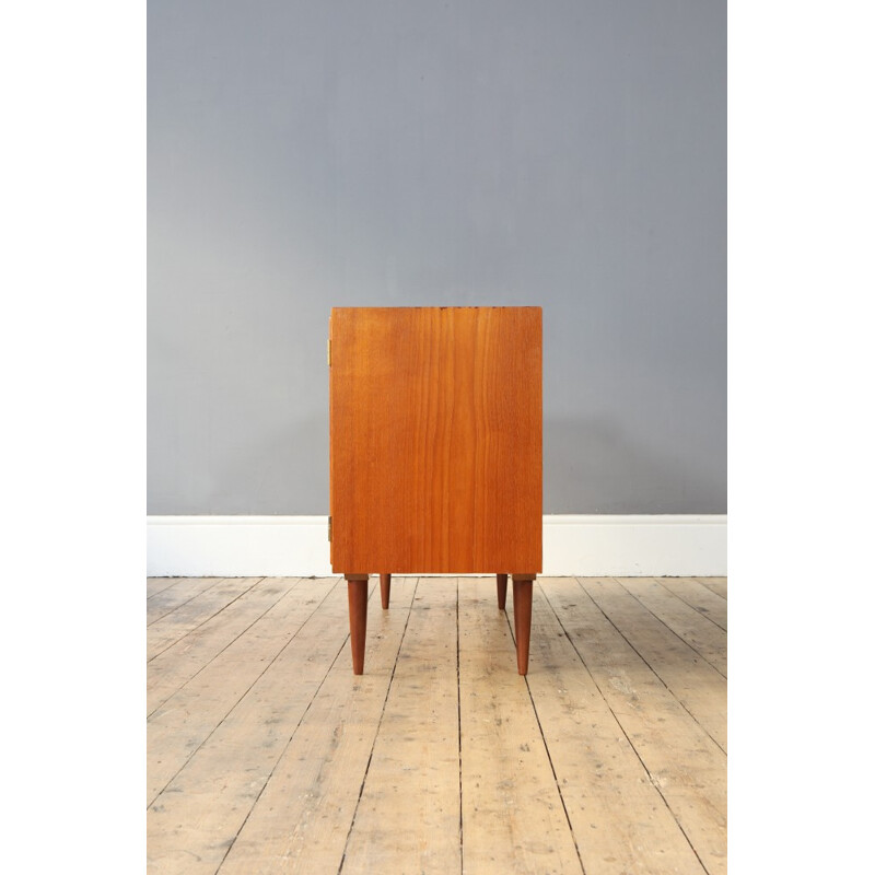 Lockable teak Oman Junn sideboard - 1960s