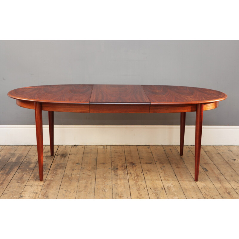 Danish Gudme dining table in rosewood - 1960s