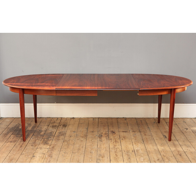 Danish Gudme dining table in rosewood - 1960s