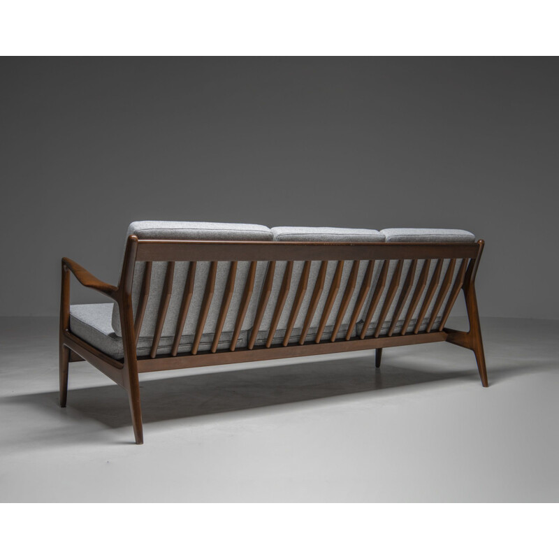 Vintage 3-seater sofa by Ib Kofod-Larsen for Selig, Denmark 1950