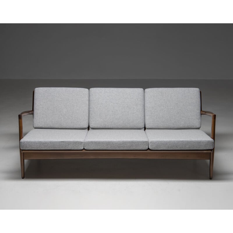 Vintage 3-seater sofa by Ib Kofod-Larsen for Selig, Denmark 1950