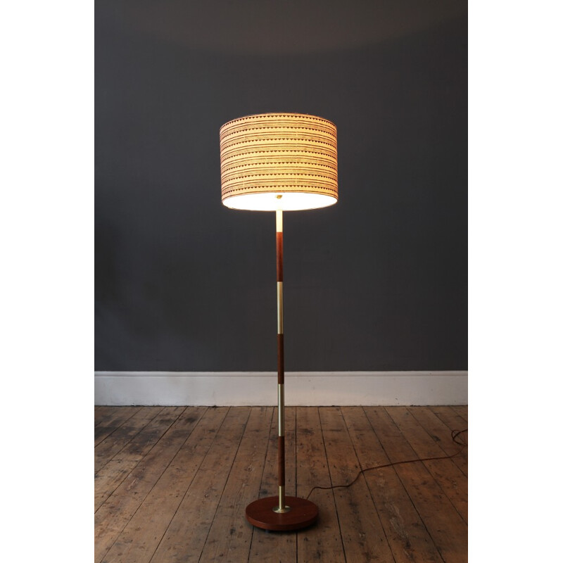 Danish teak floor lamp - 1960s