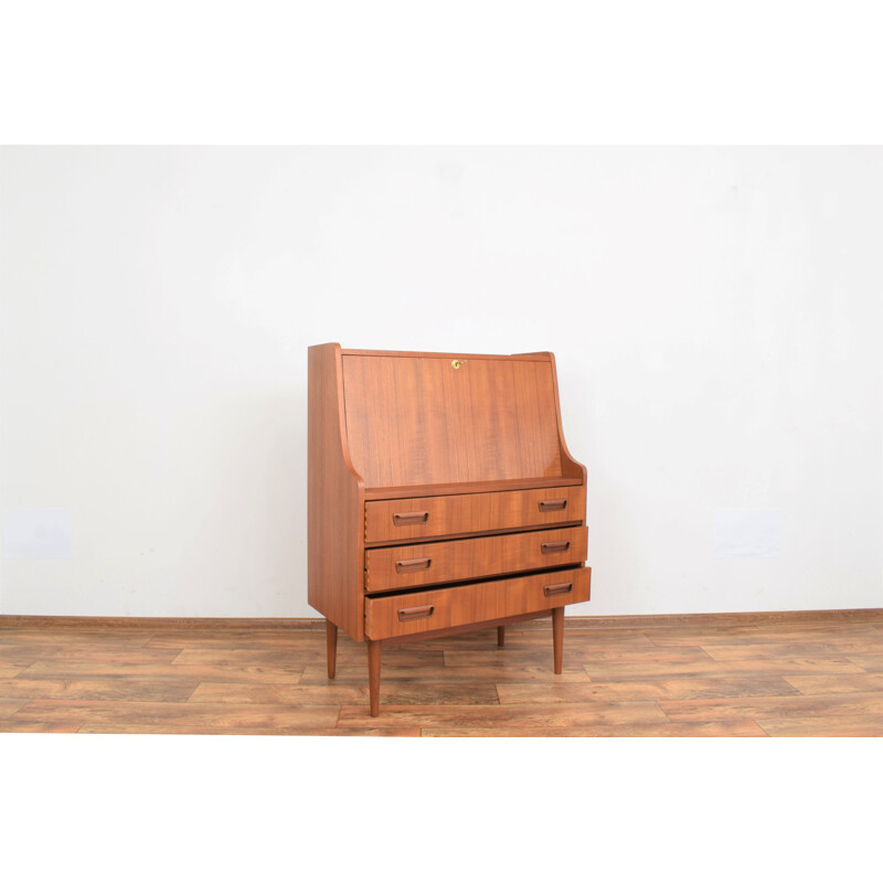 Vintage teak desk by Gunnar Nielsen for Tibergaard, Denmark 1960