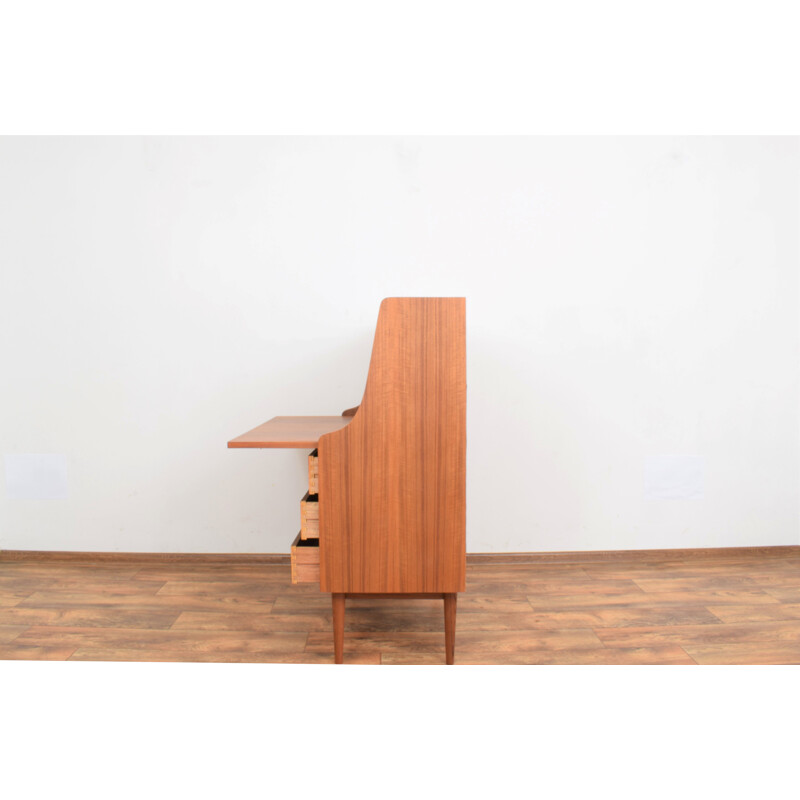 Vintage teak desk by Gunnar Nielsen for Tibergaard, Denmark 1960