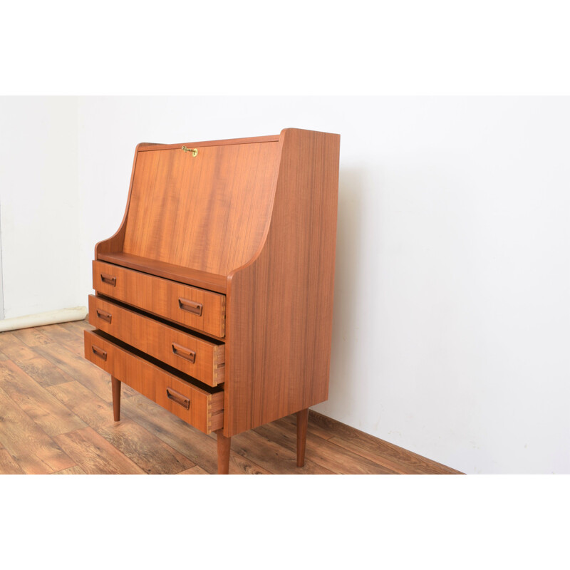 Vintage teak desk by Gunnar Nielsen for Tibergaard, Denmark 1960