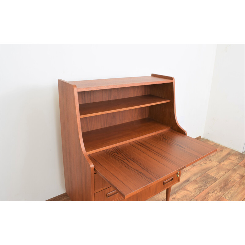 Vintage teak desk by Gunnar Nielsen for Tibergaard, Denmark 1960