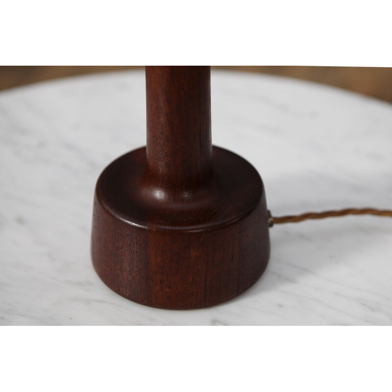 Danish teak table lamp - 1960s