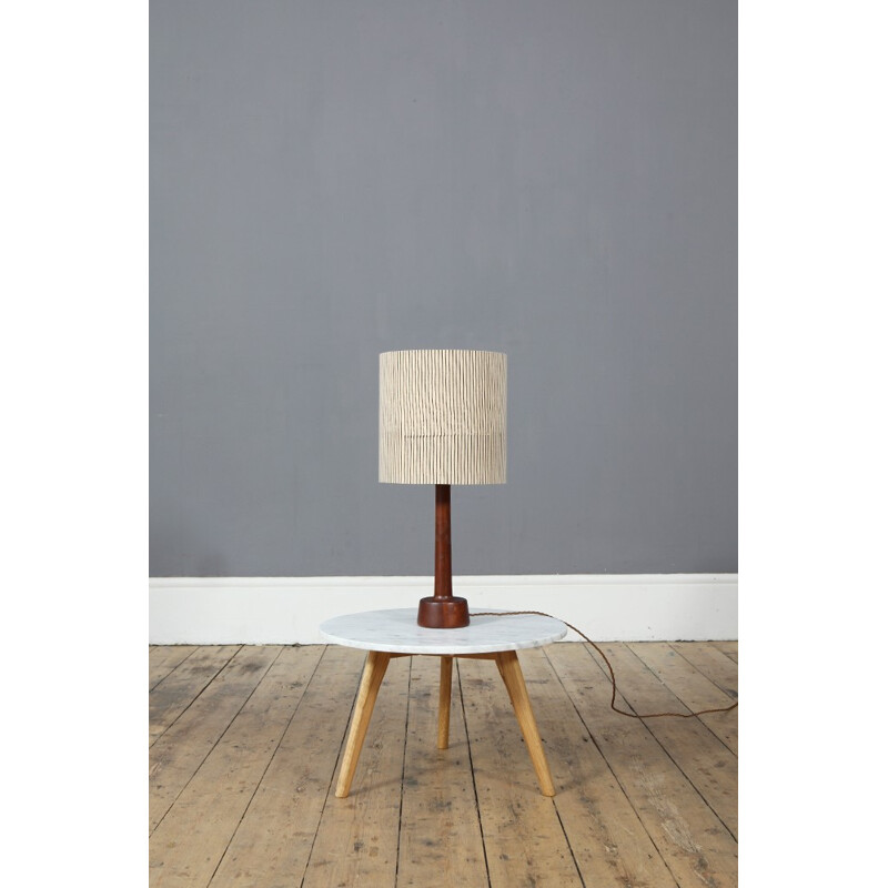 Danish teak table lamp - 1960s