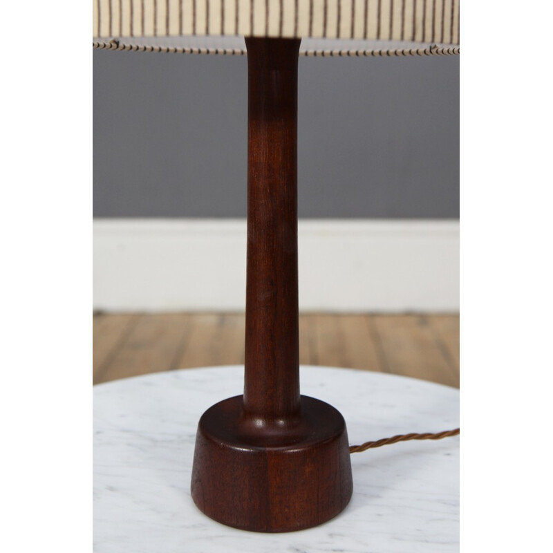 Lampe de table vintage en teck - 1960