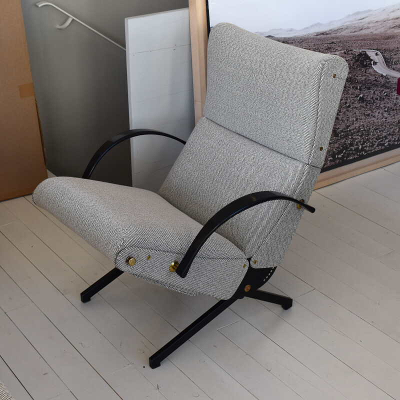 Vintage lounge stoel Borsani P40 van Tecno