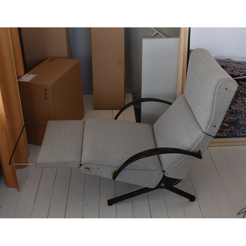 Fauteuil lounge vintage Borsani P40 par Tecno