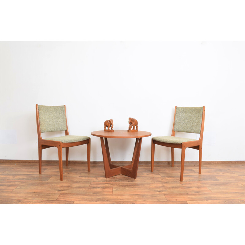 Set of 4 mid-century Danish teak dining chairs by Johannes Andersen, 1960s