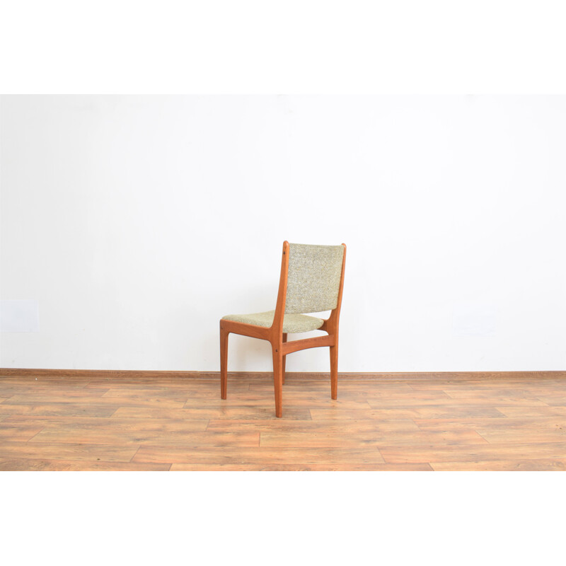 Set of 4 mid-century Danish teak dining chairs by Johannes Andersen, 1960s