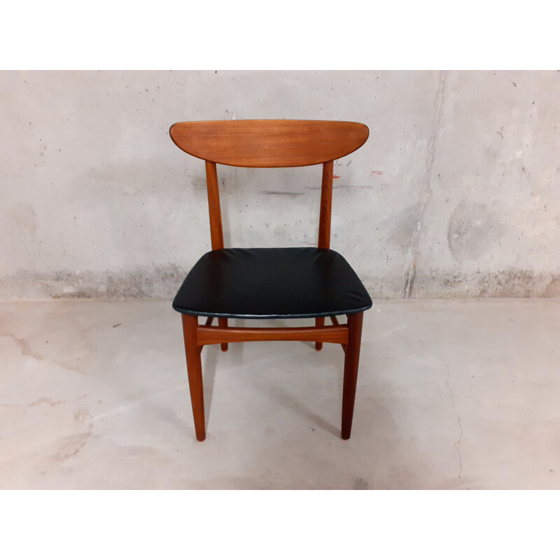 Dänischer skandinavischer Vintage-Stuhl aus Teakholz von Dyrlund, Dänemark 1960