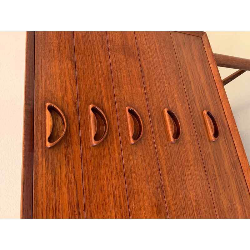 Vintage solid teak sideboard by Peter Hvidt & Orla Molgaard Nielsen for Soborg Mobler